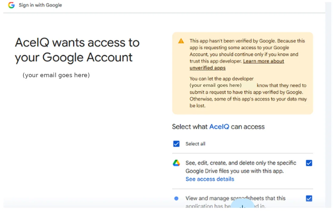 Step 10: Allow access