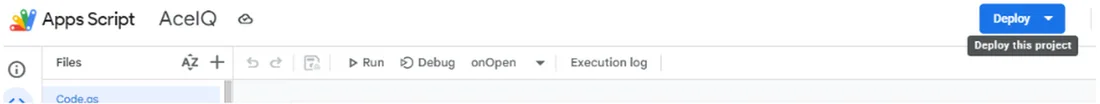 Step 3: Click Deploy
