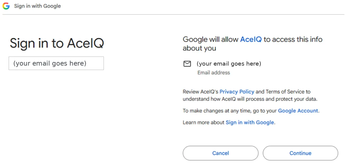 Step 9: Sign in and continue
